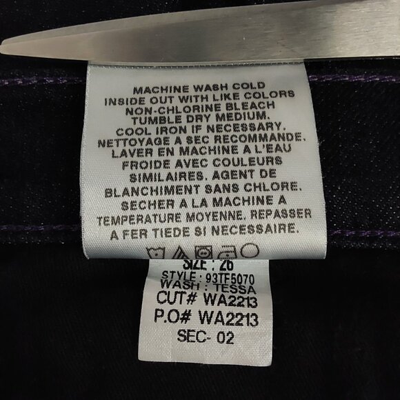 Joe's Jeans Provocateur Low-Rise Bootcut Dark Wash Jeans Excellent Cond 26 x 30 - Picture 10 of 11